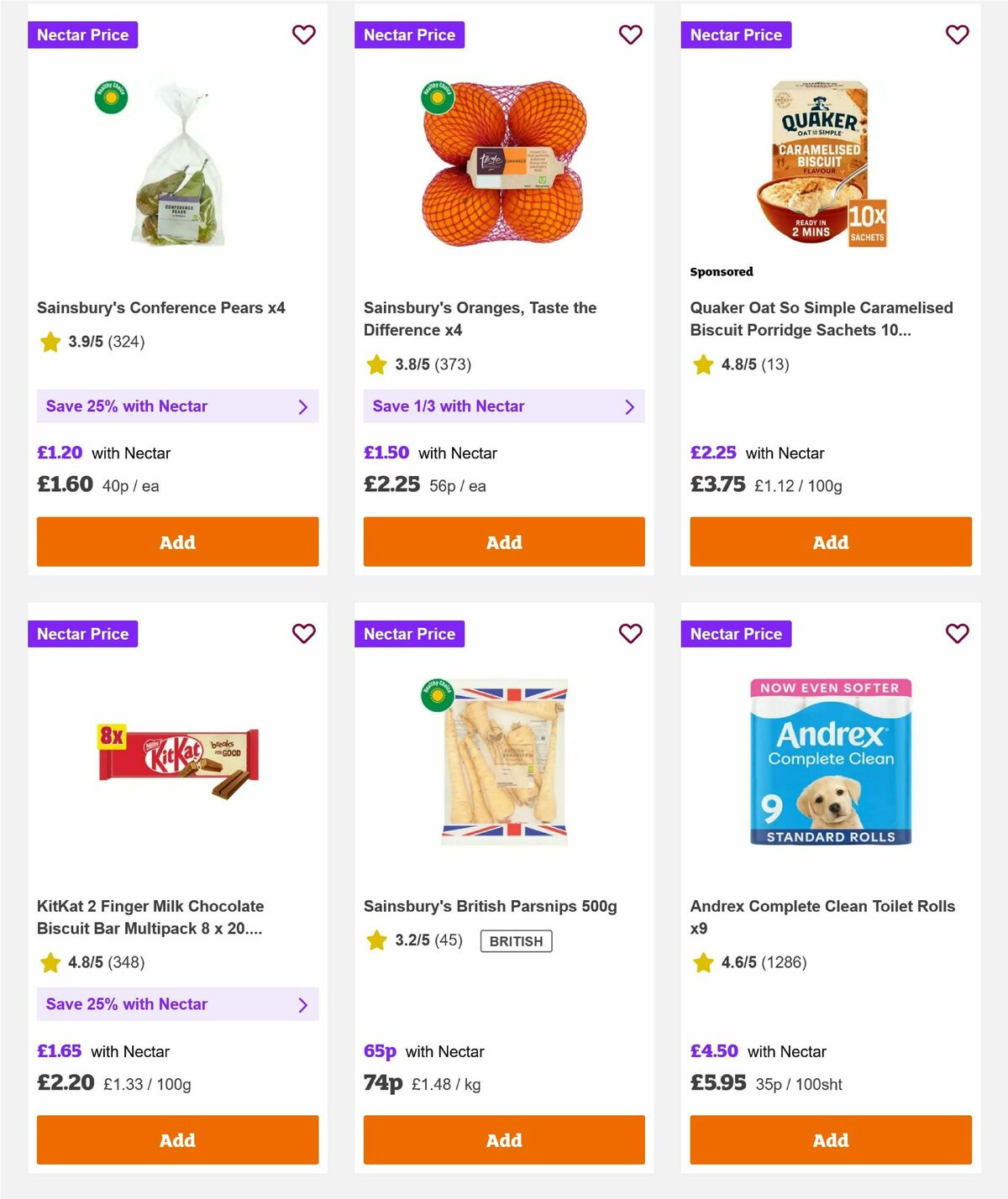 Sainsbury's Offers from 24 October