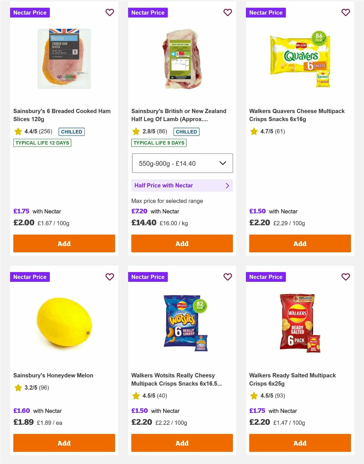 Sainsbury's Offers from 24 October