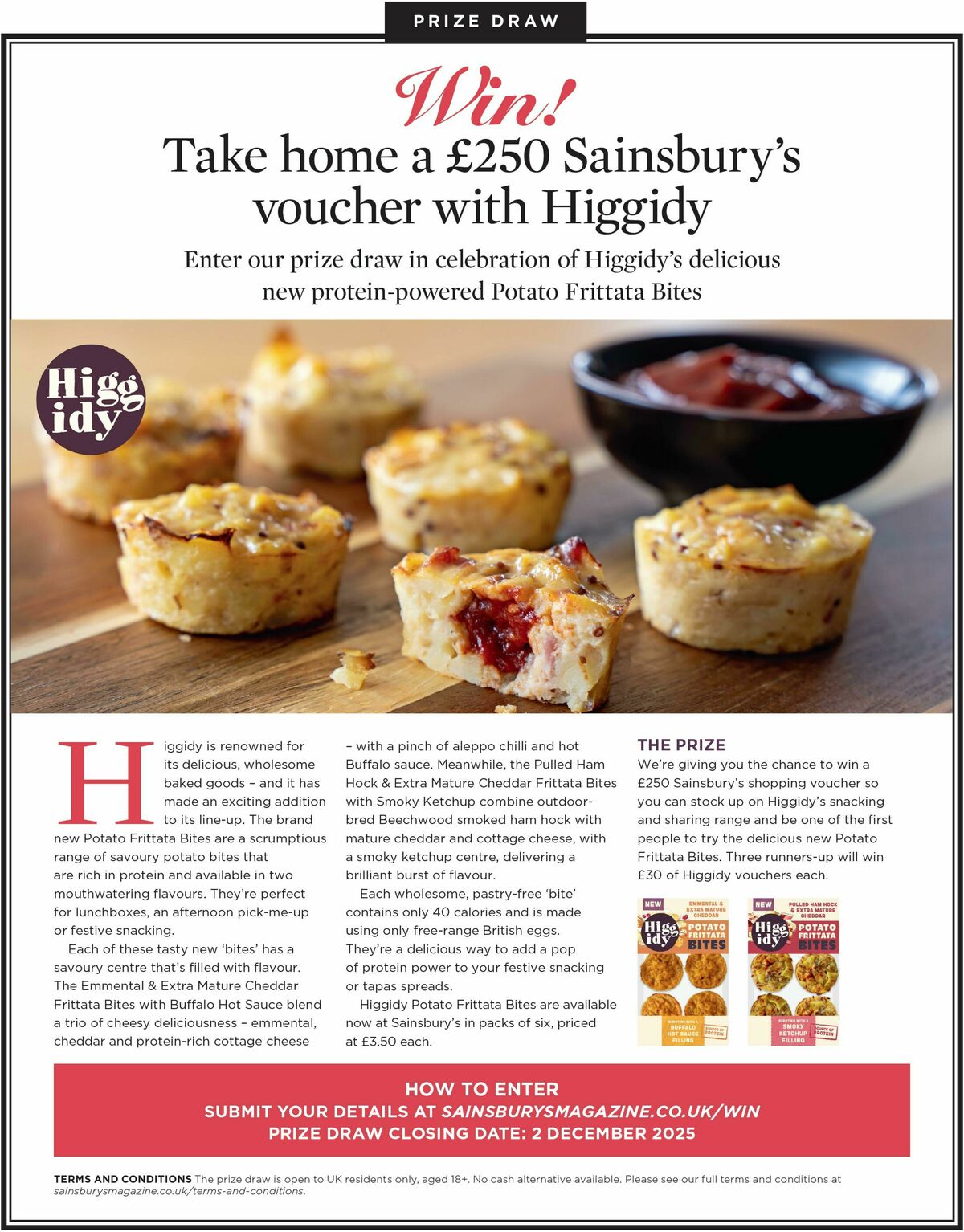 Sainsbury's Magazine November Offers from 1 November