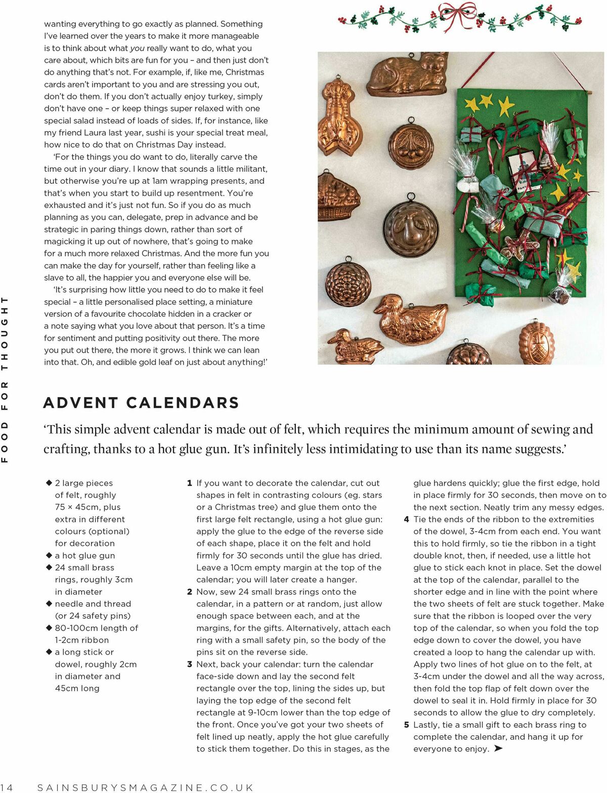 Sainsbury's Magazine November Offers from 1 November