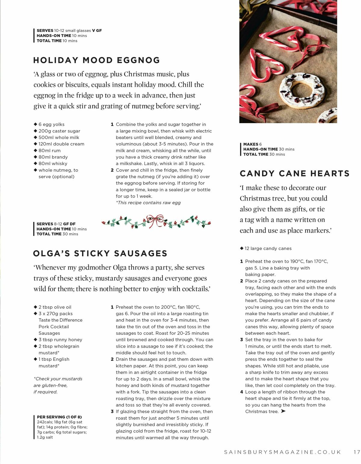 Sainsbury's Magazine November Offers from 1 November