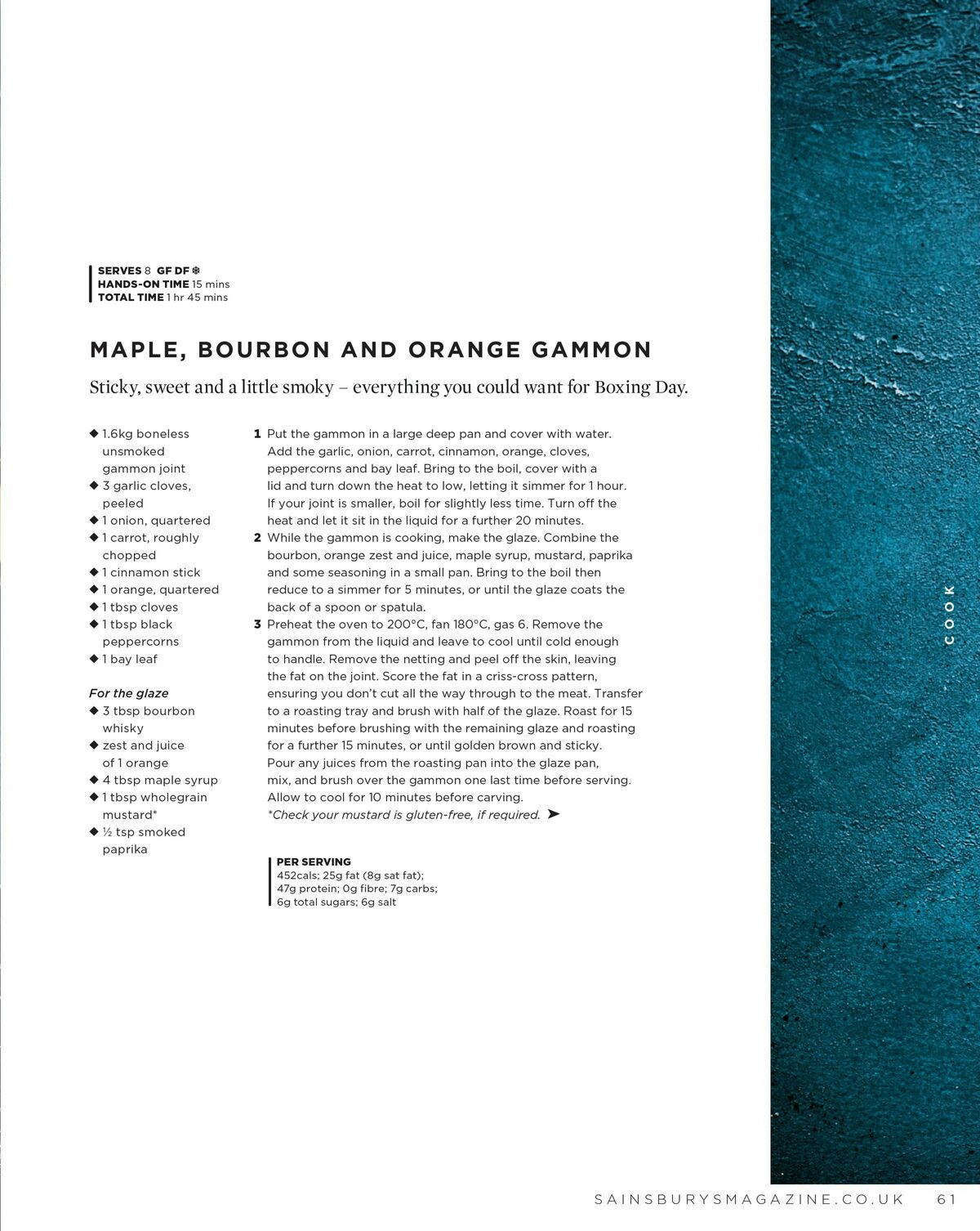 Sainsbury's Magazine November Offers from 1 November