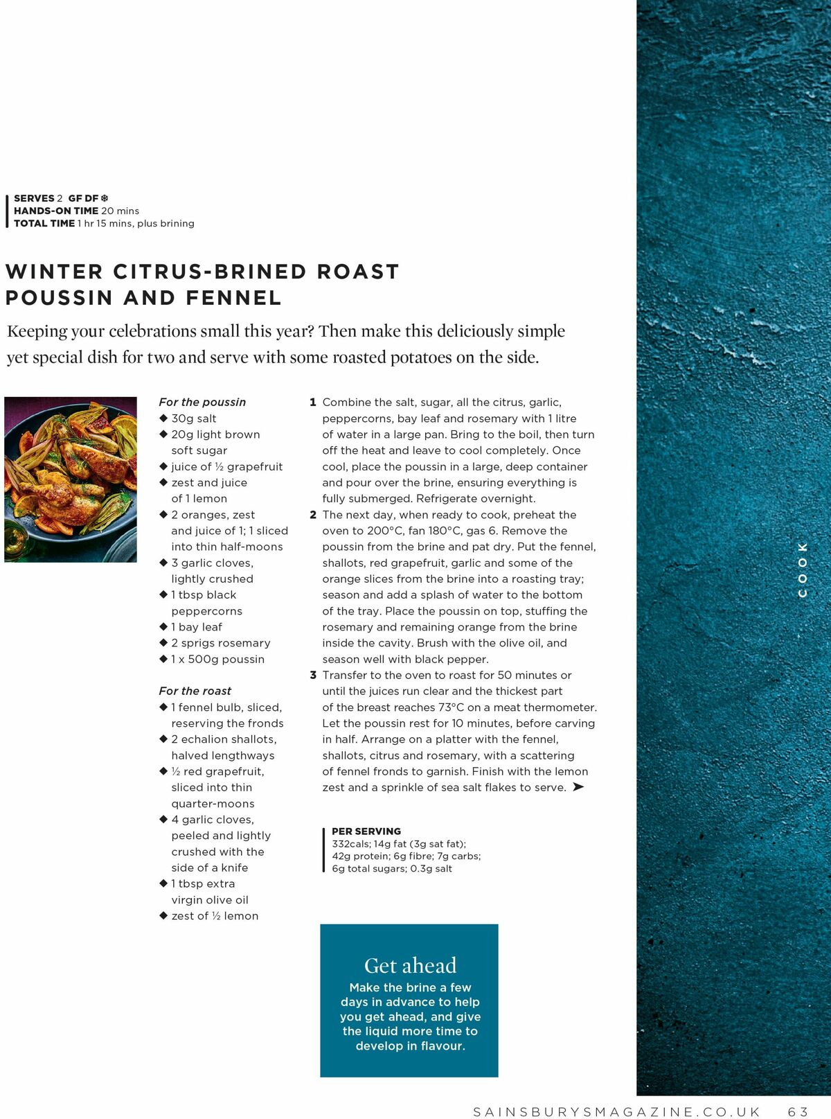 Sainsbury's Magazine November Offers from 1 November