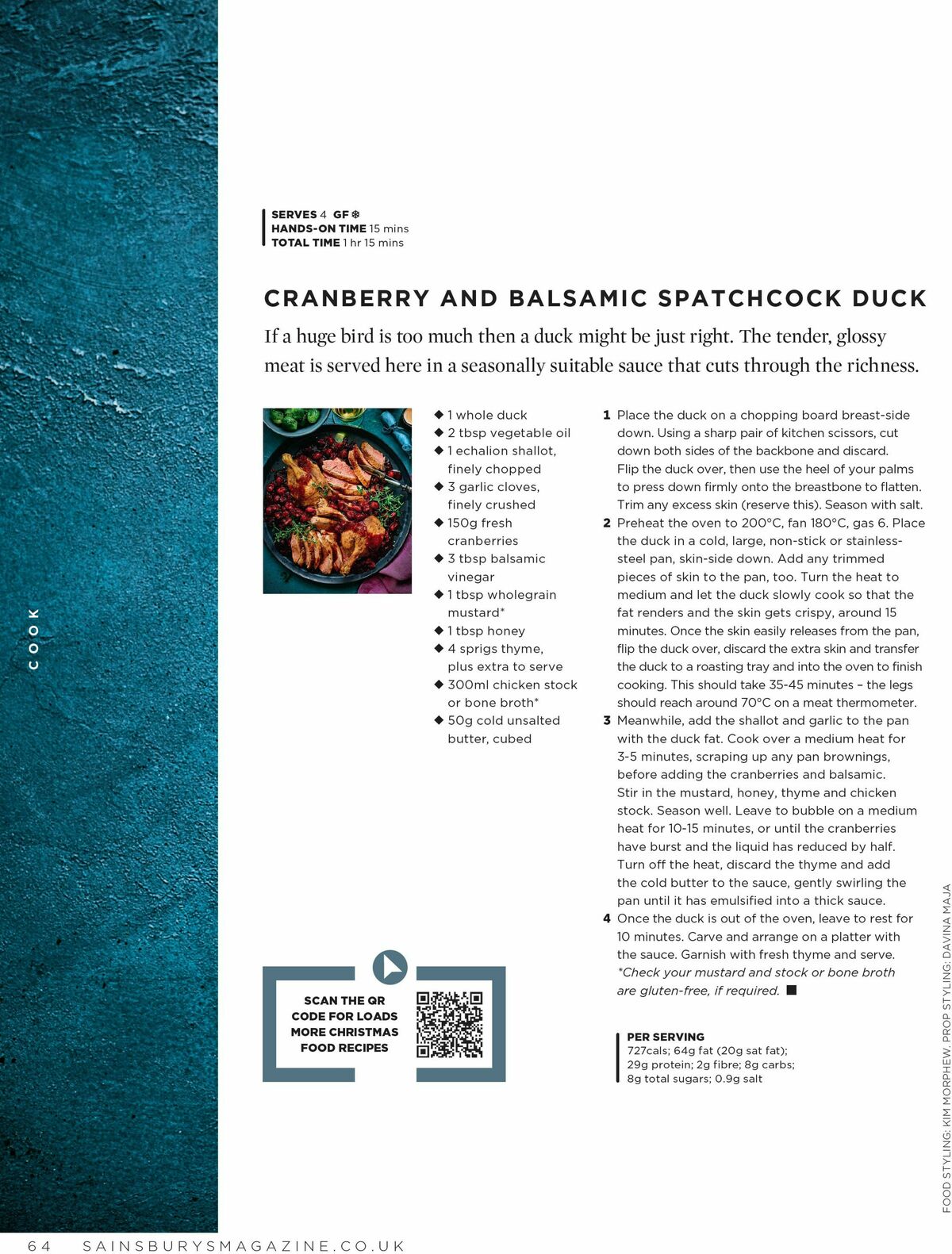 Sainsbury's Magazine November Offers from 1 November