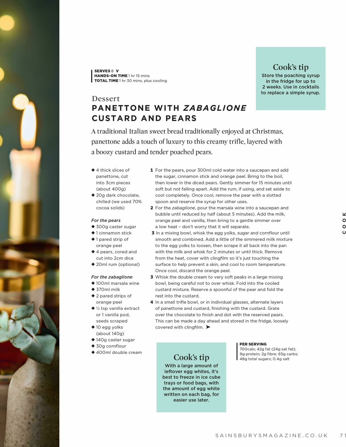 Sainsbury's Magazine November Offers from 1 November