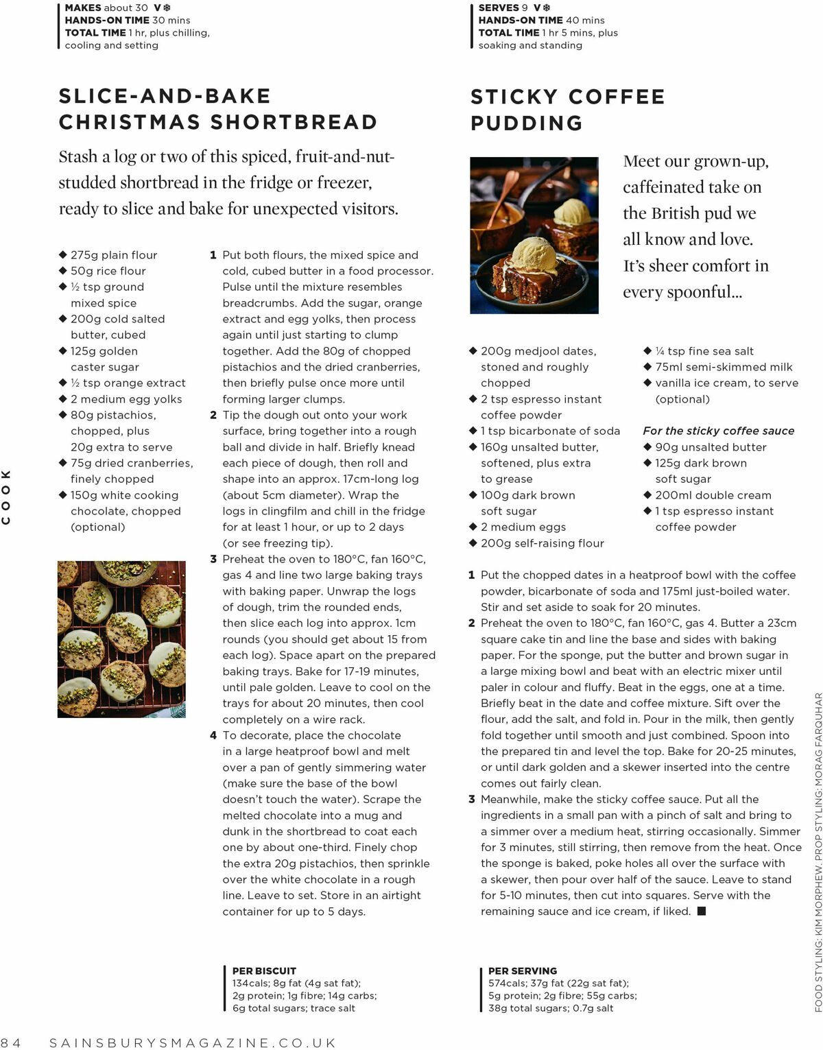 Sainsbury's Magazine November Offers from 1 November