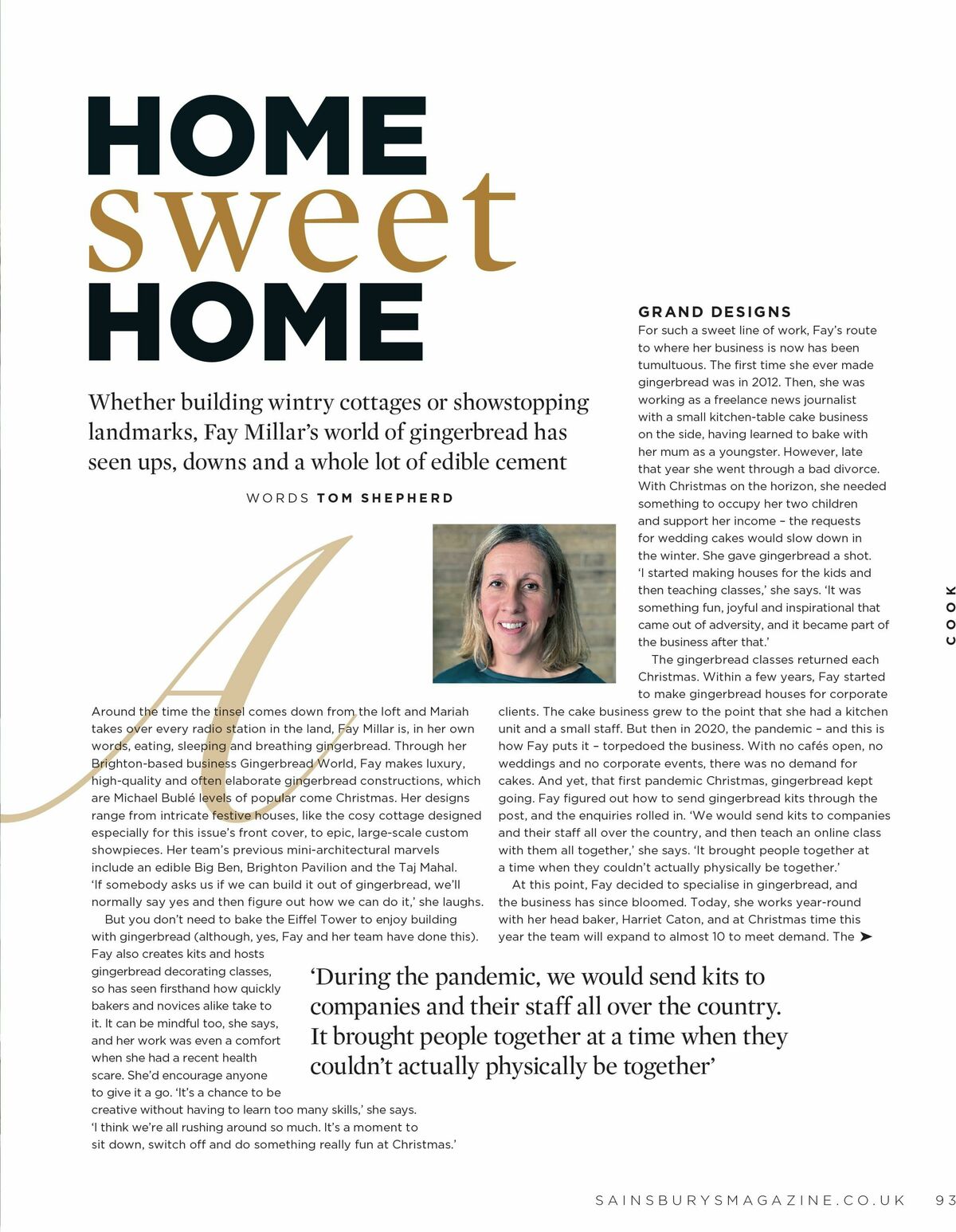 Sainsbury's Magazine November Offers from 1 November