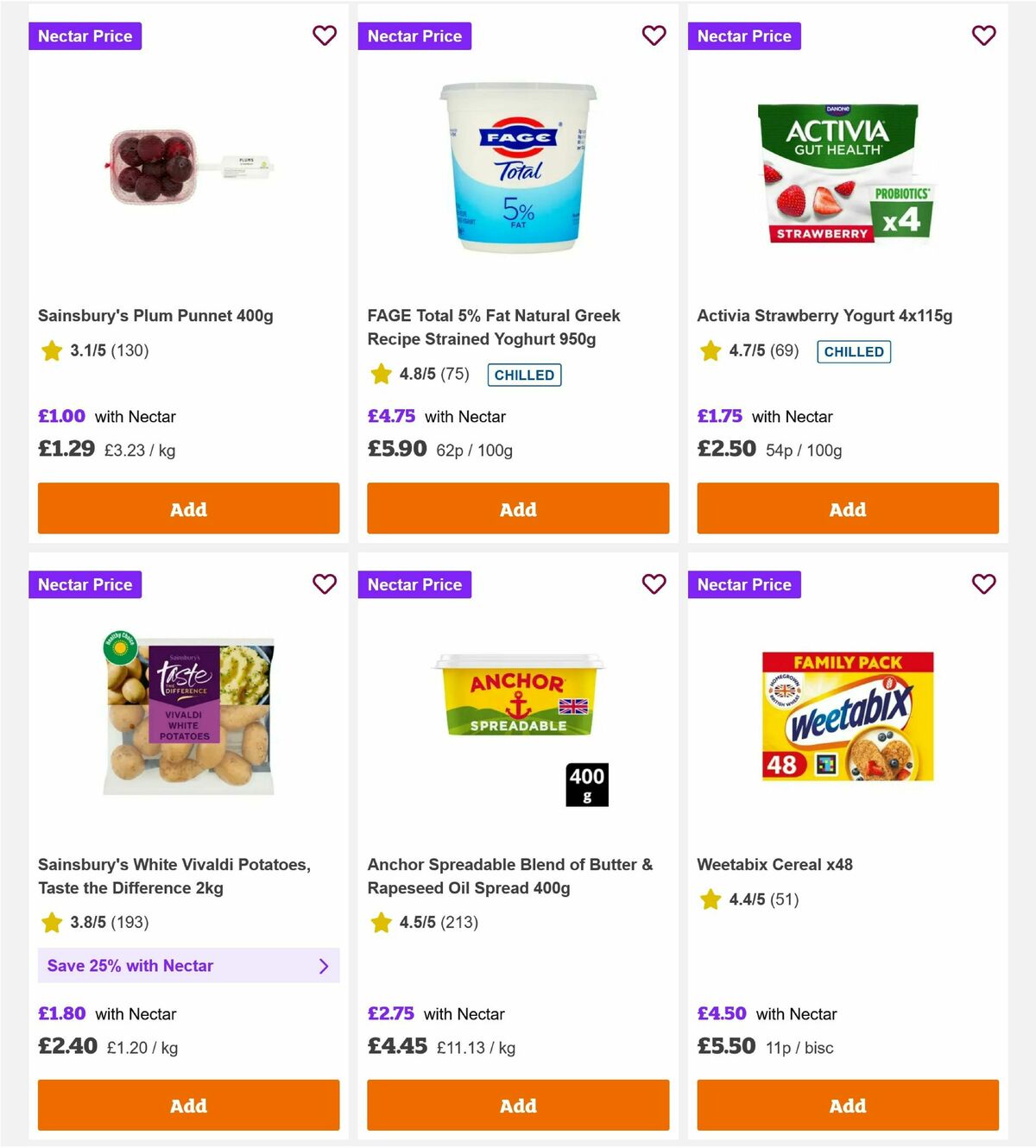 Sainsbury's Offers from 7 November