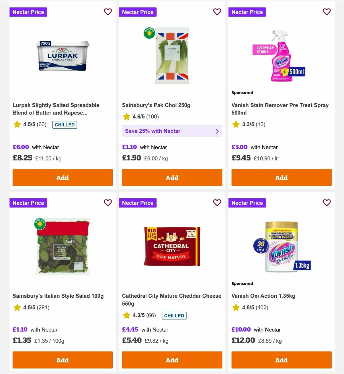 Sainsbury's Offers from 7 November