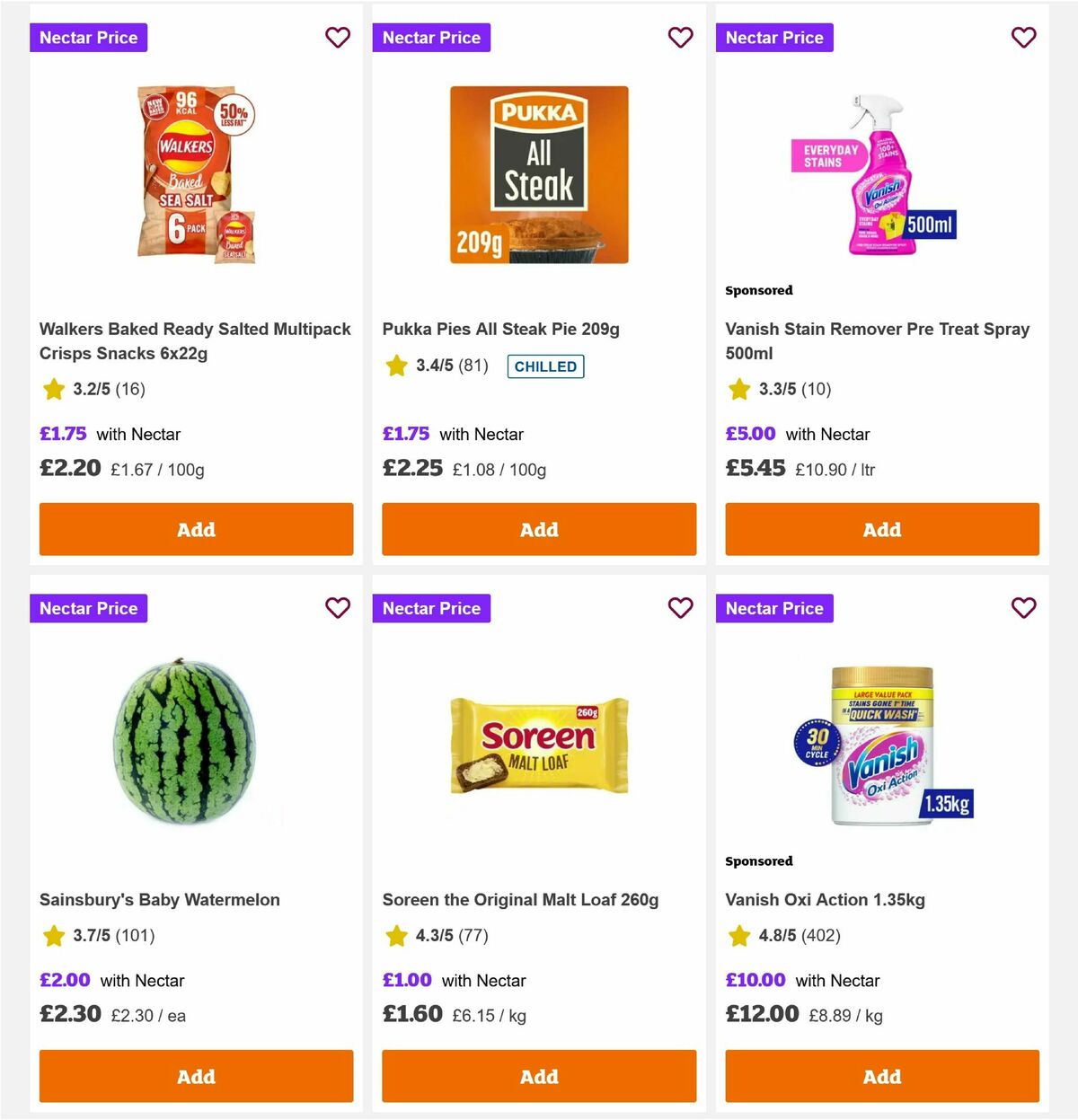 Sainsbury's Offers from 7 November