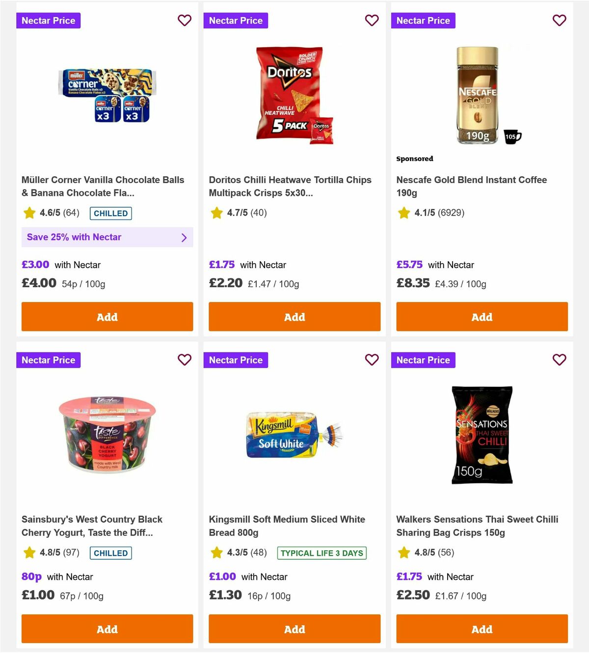 Sainsbury's Offers from 7 November