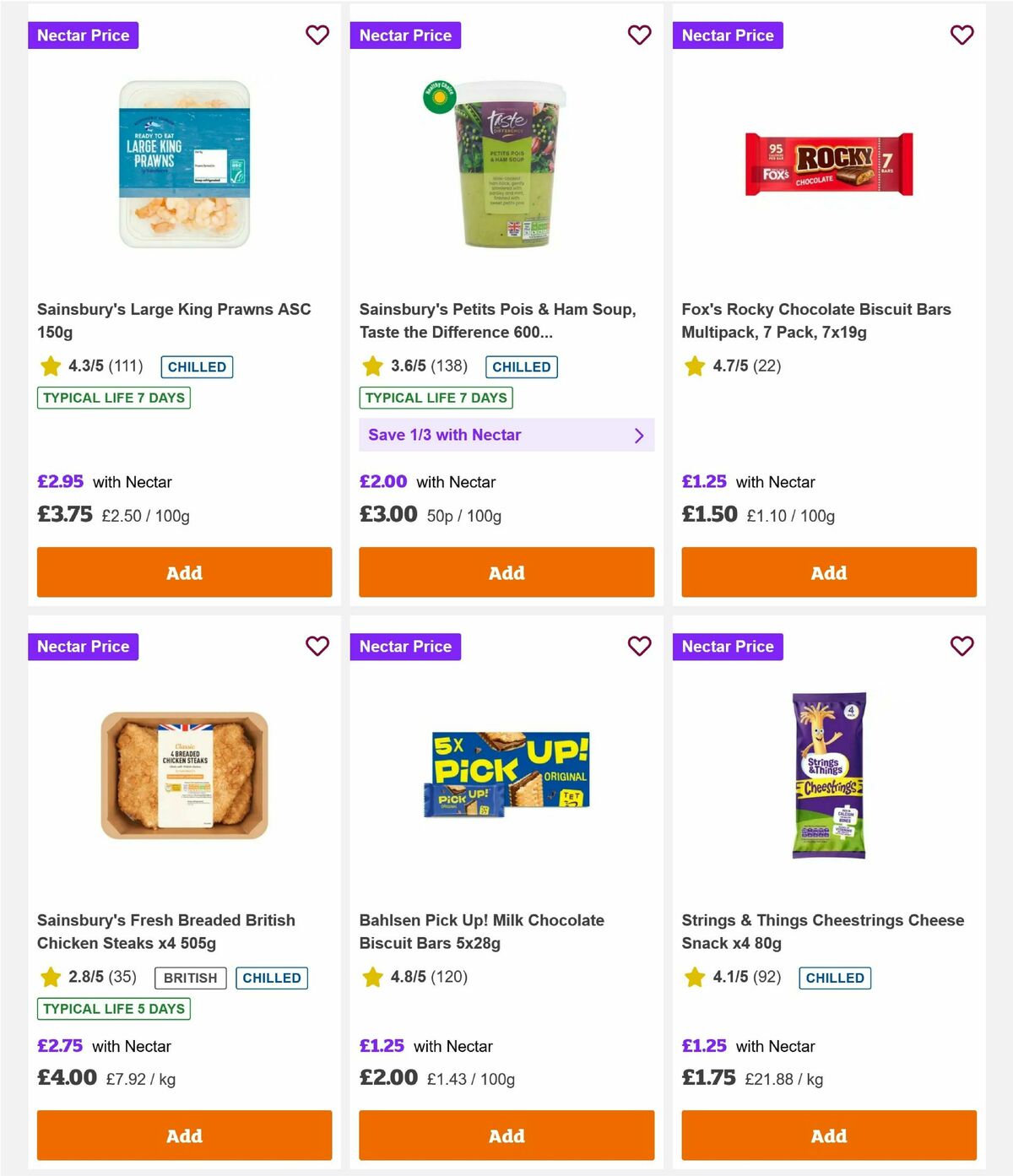 Sainsbury's Offers from 7 November