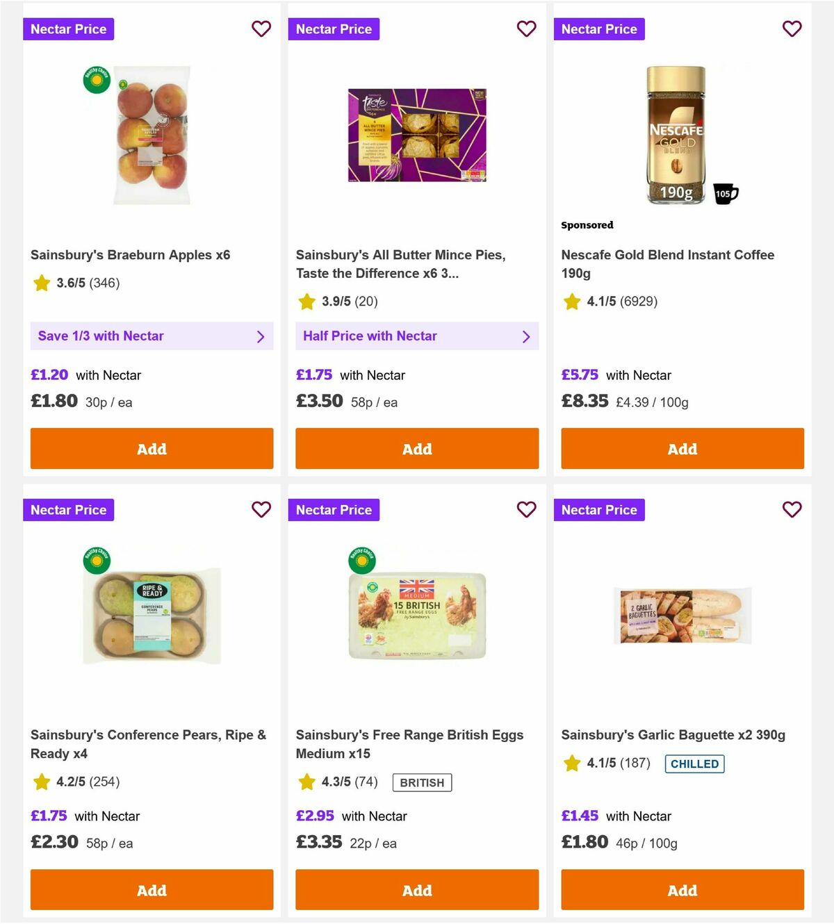 Sainsbury's Offers from 7 November