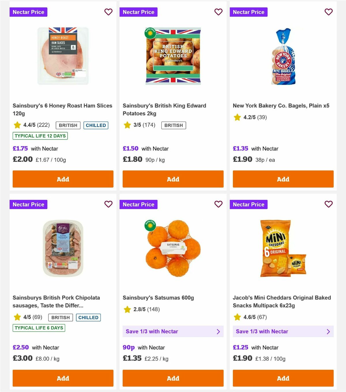 Sainsbury's Offers from 7 November