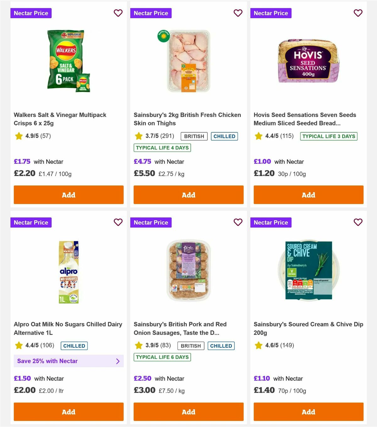 Sainsbury's Offers from 28 November