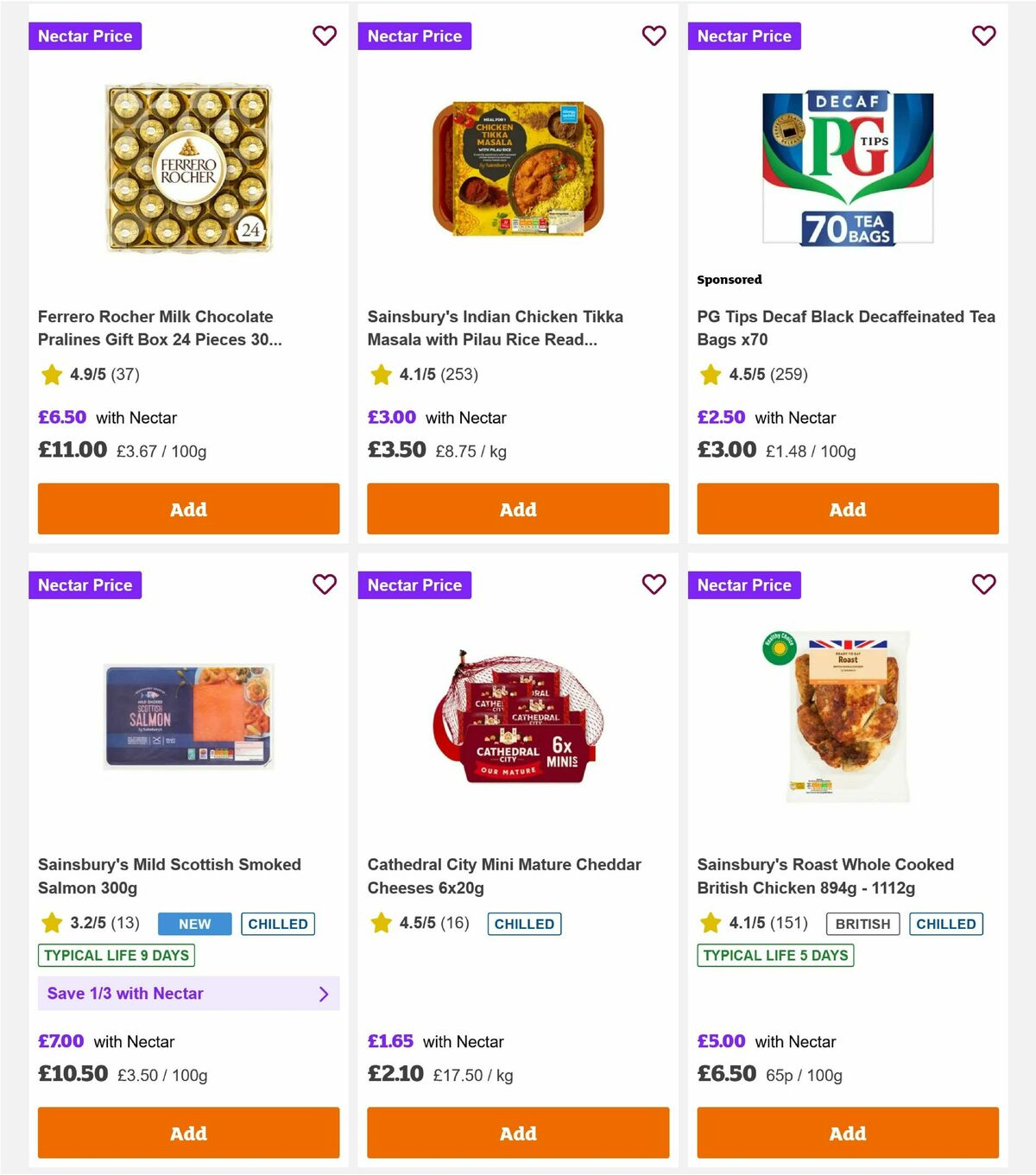 Sainsbury's Offers from 28 November