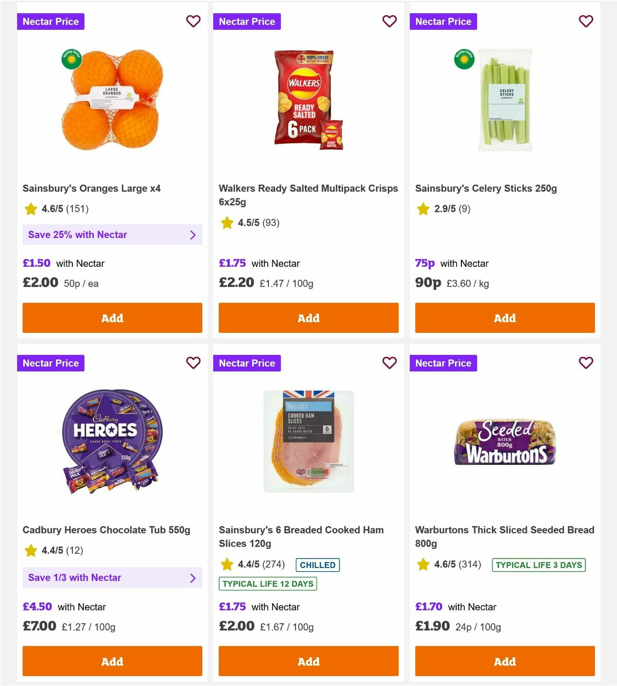Sainsbury's Offers from 28 November