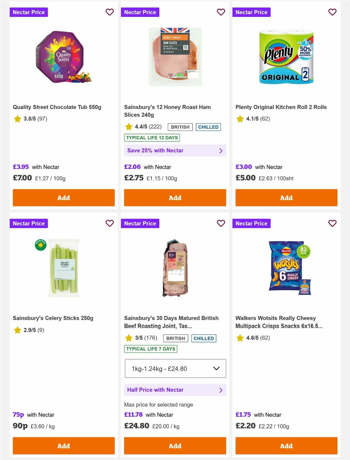 Sainsbury's Offers from 5 December