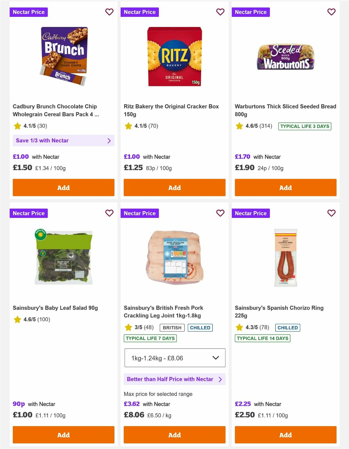 Sainsbury's Offers from 5 December