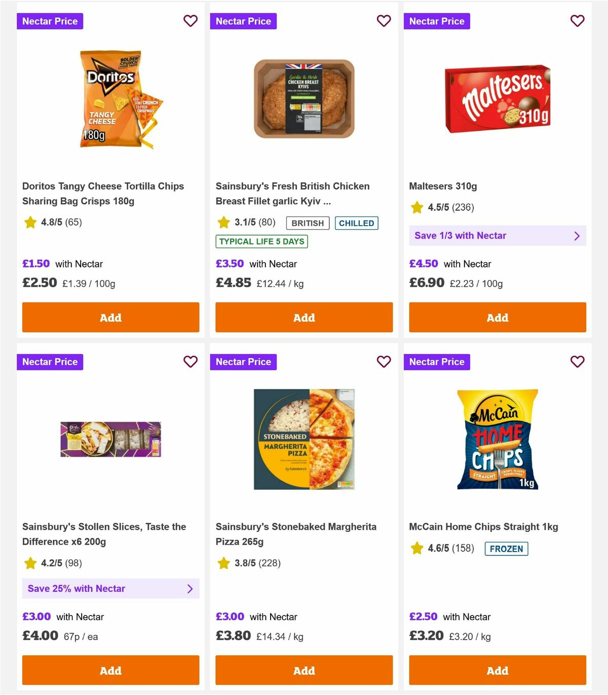 Sainsbury's Offers from 12 December