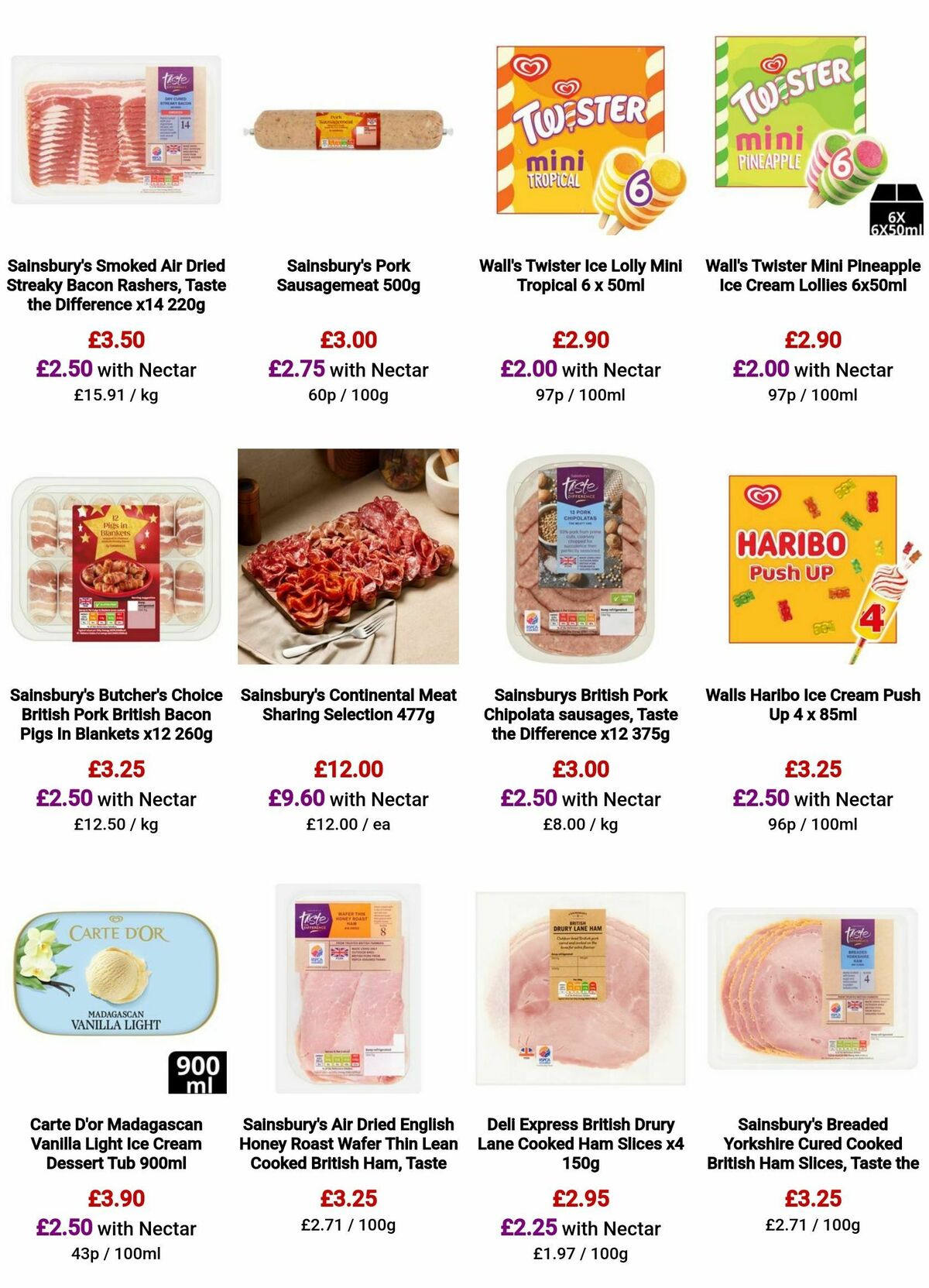 Sainsbury's Offers from 12 December