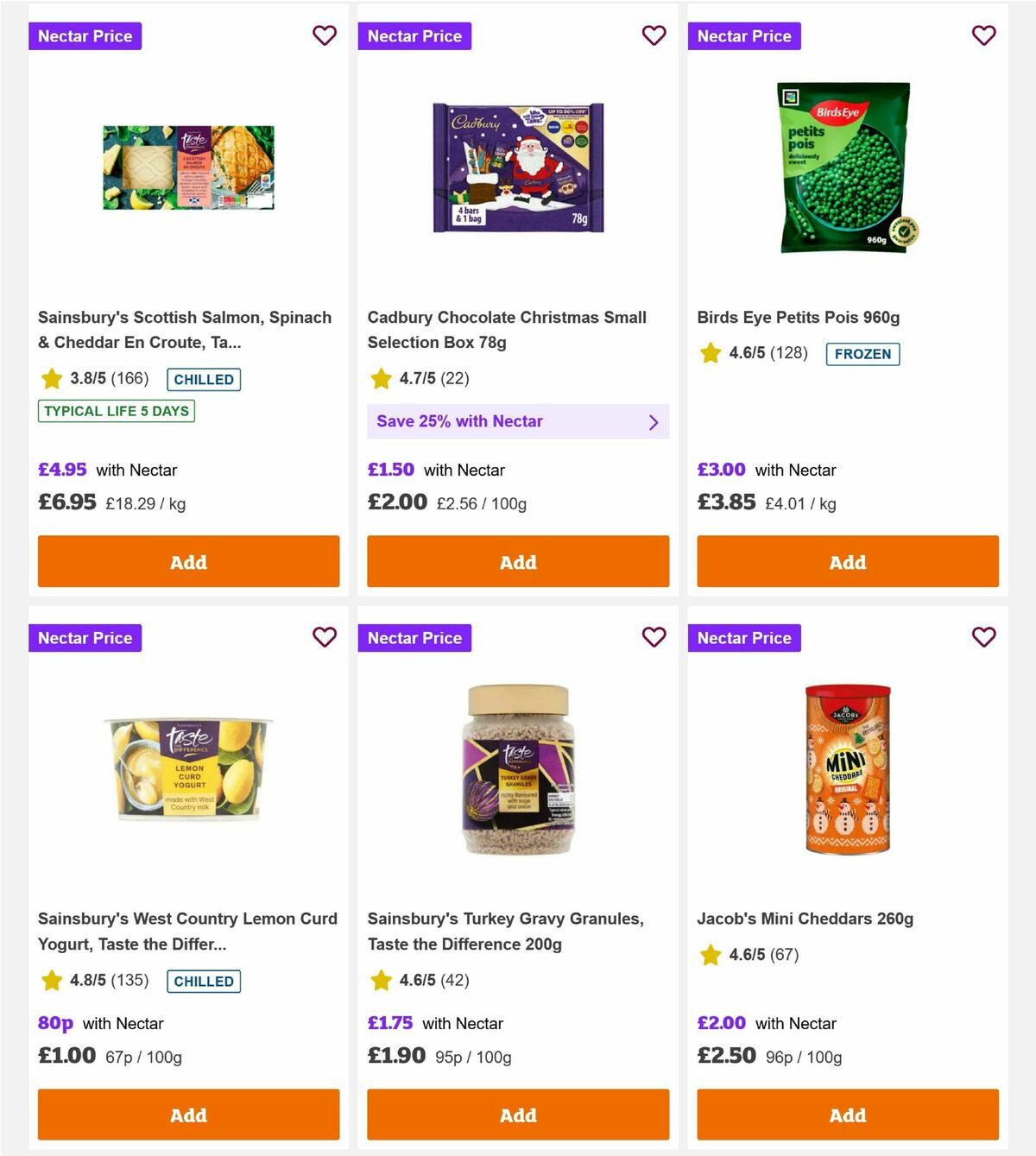 Sainsbury's Offers from 12 December