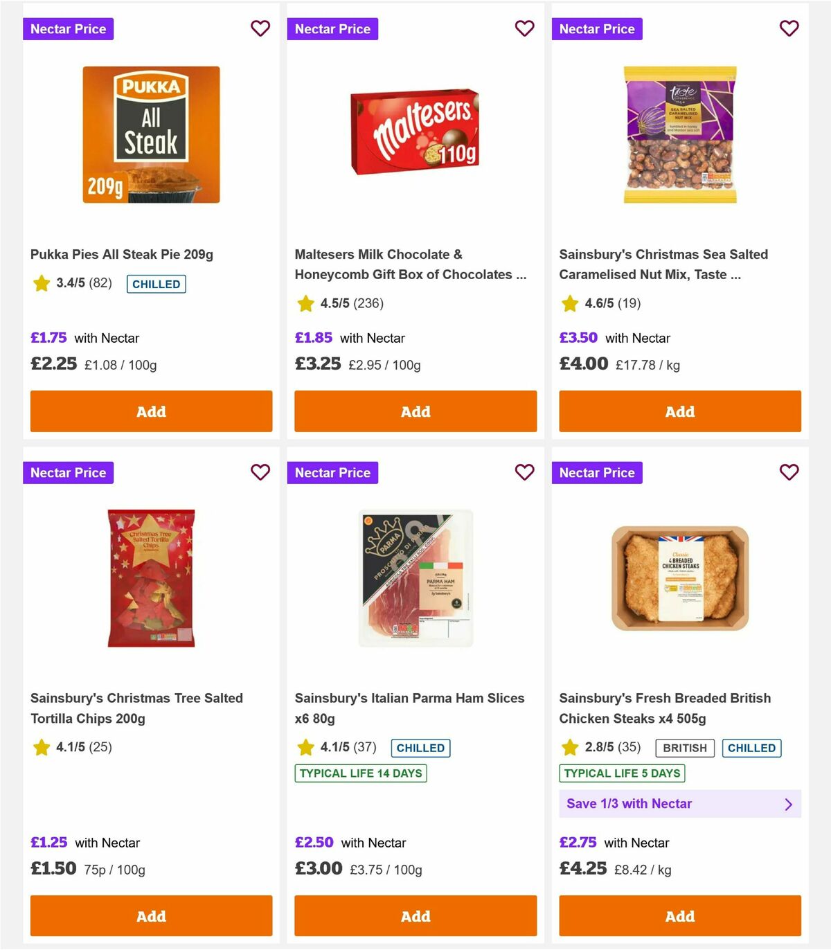 Sainsbury's Offers from 12 December