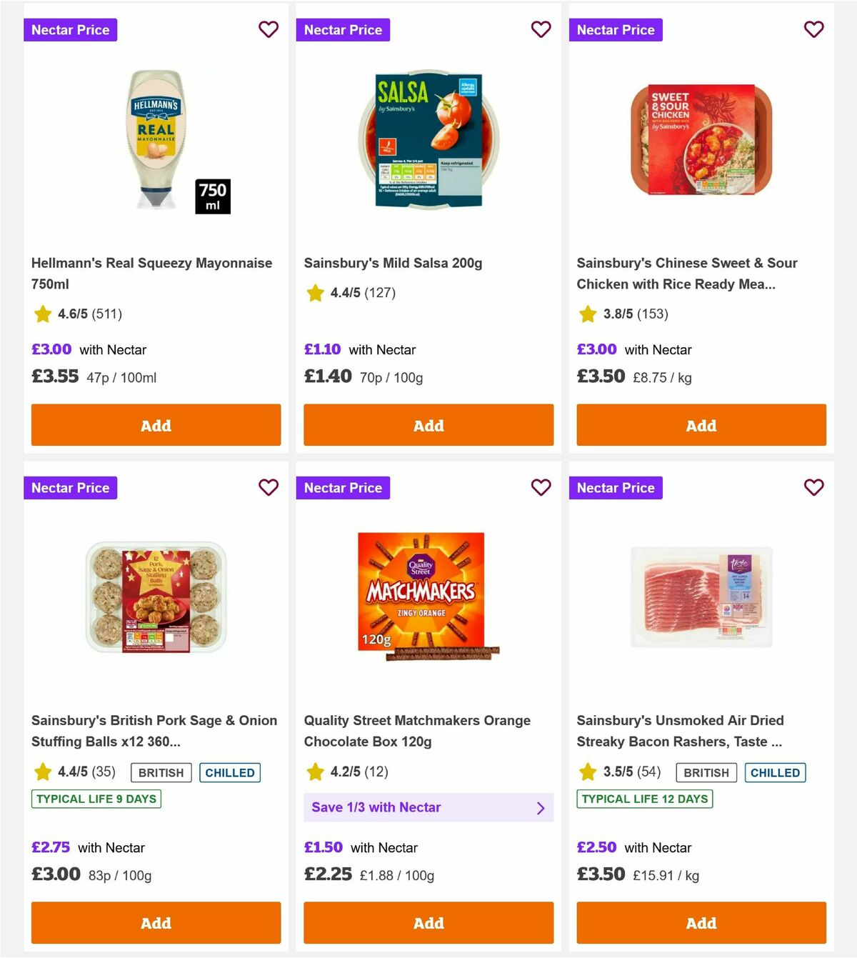 Sainsbury's Offers from 12 December