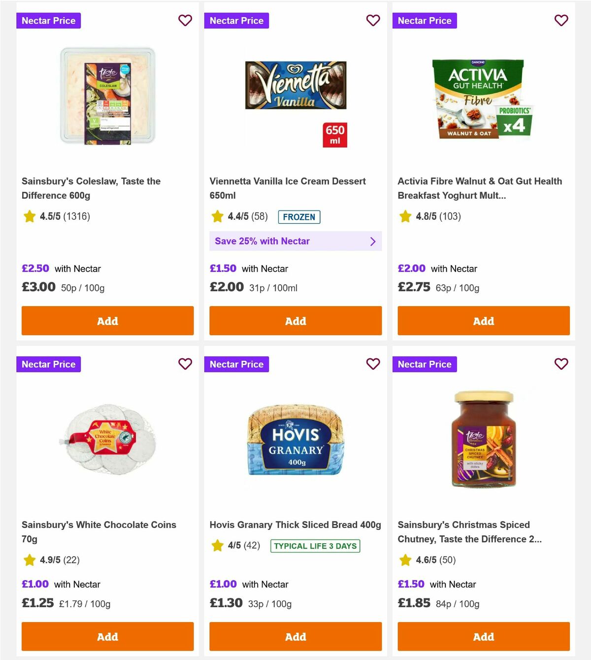 Sainsbury's Offers from 12 December