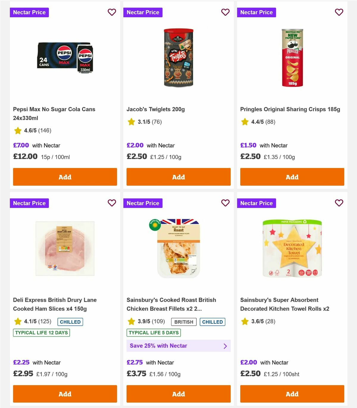 Sainsbury's Offers from 12 December