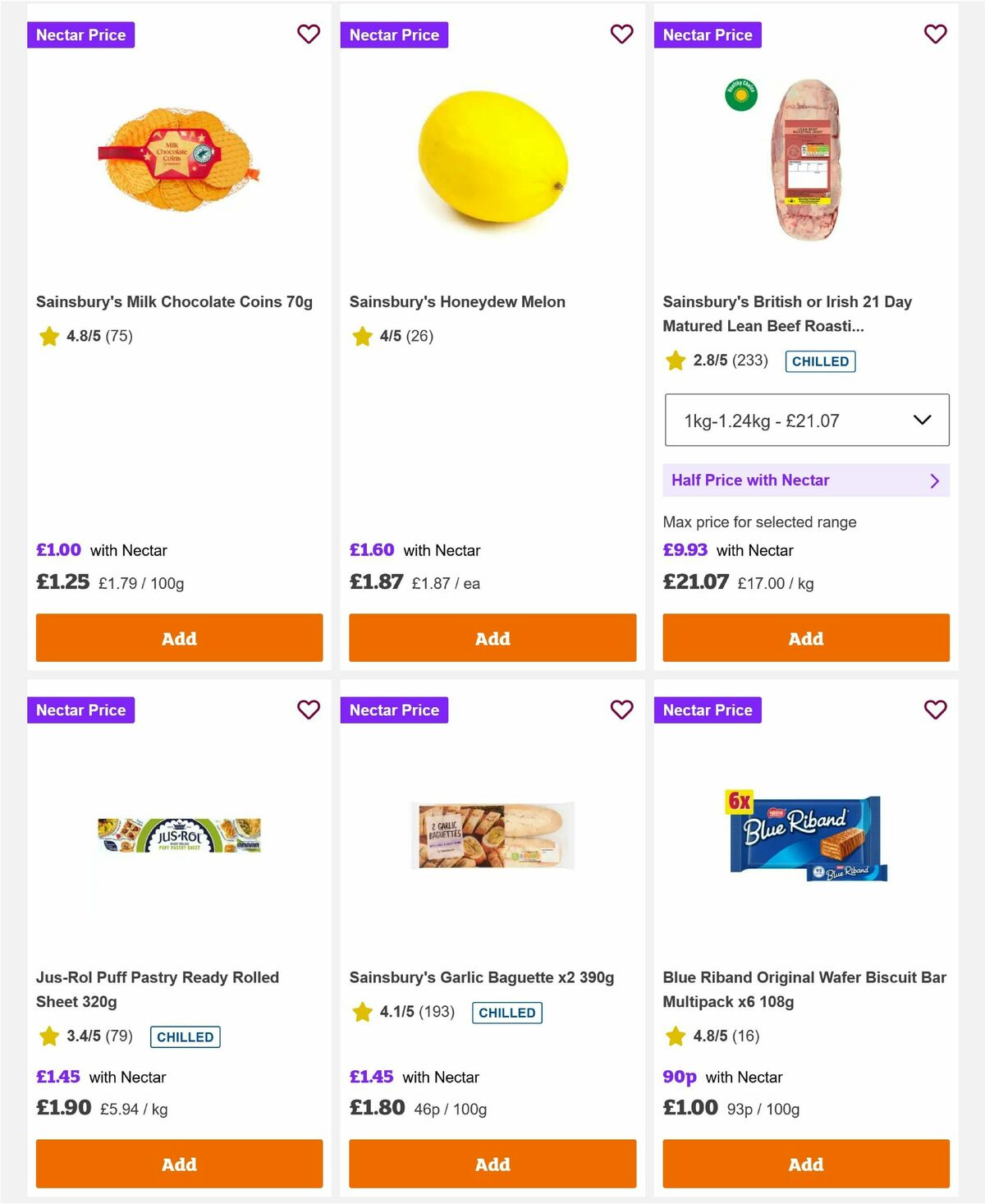 Sainsbury's Offers from 12 December