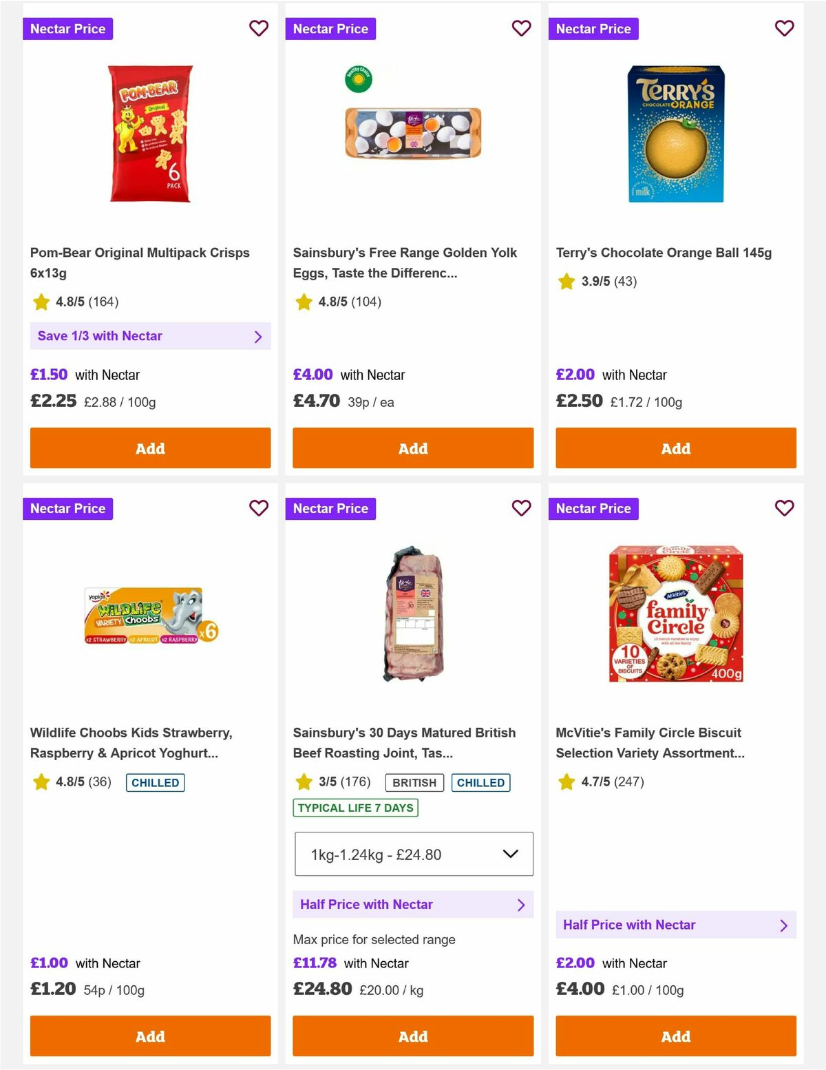 Sainsbury's Offers from 12 December