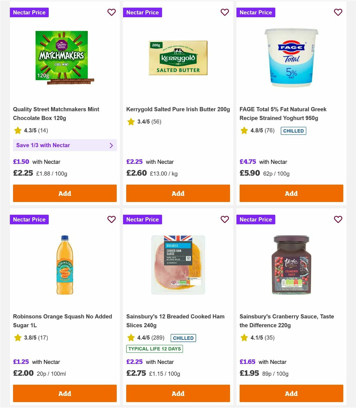 Sainsbury's Offers from 19 December