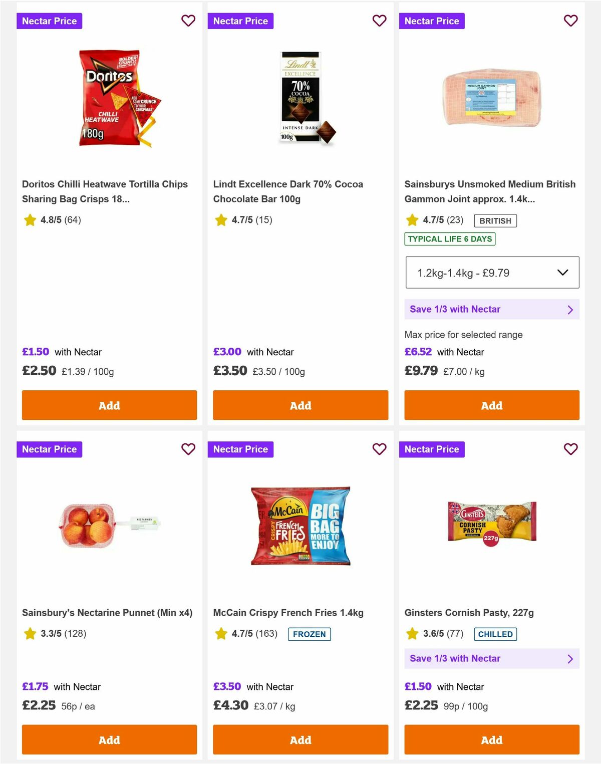 Sainsbury's Offers from 19 December