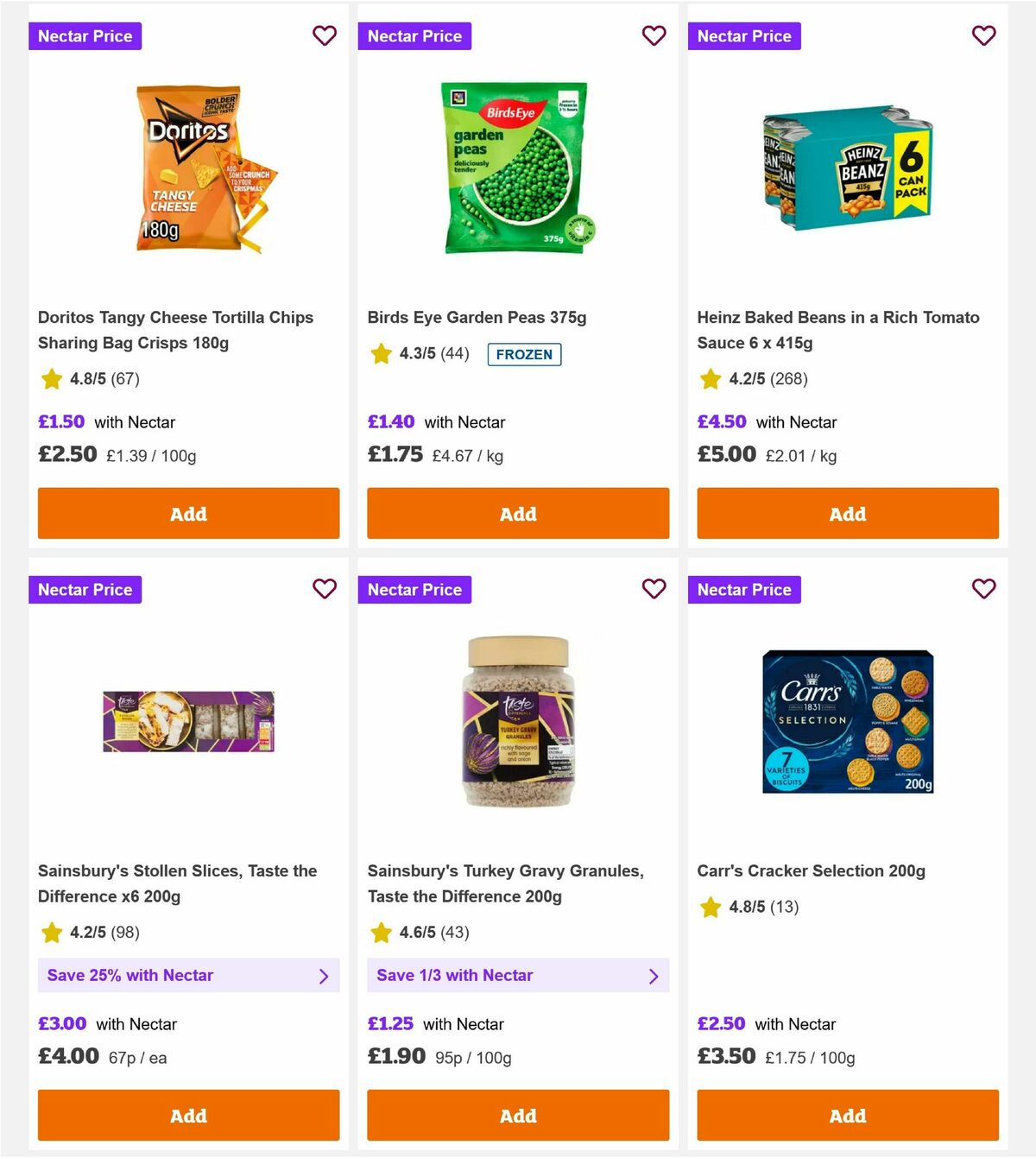 Sainsbury's Offers from 19 December