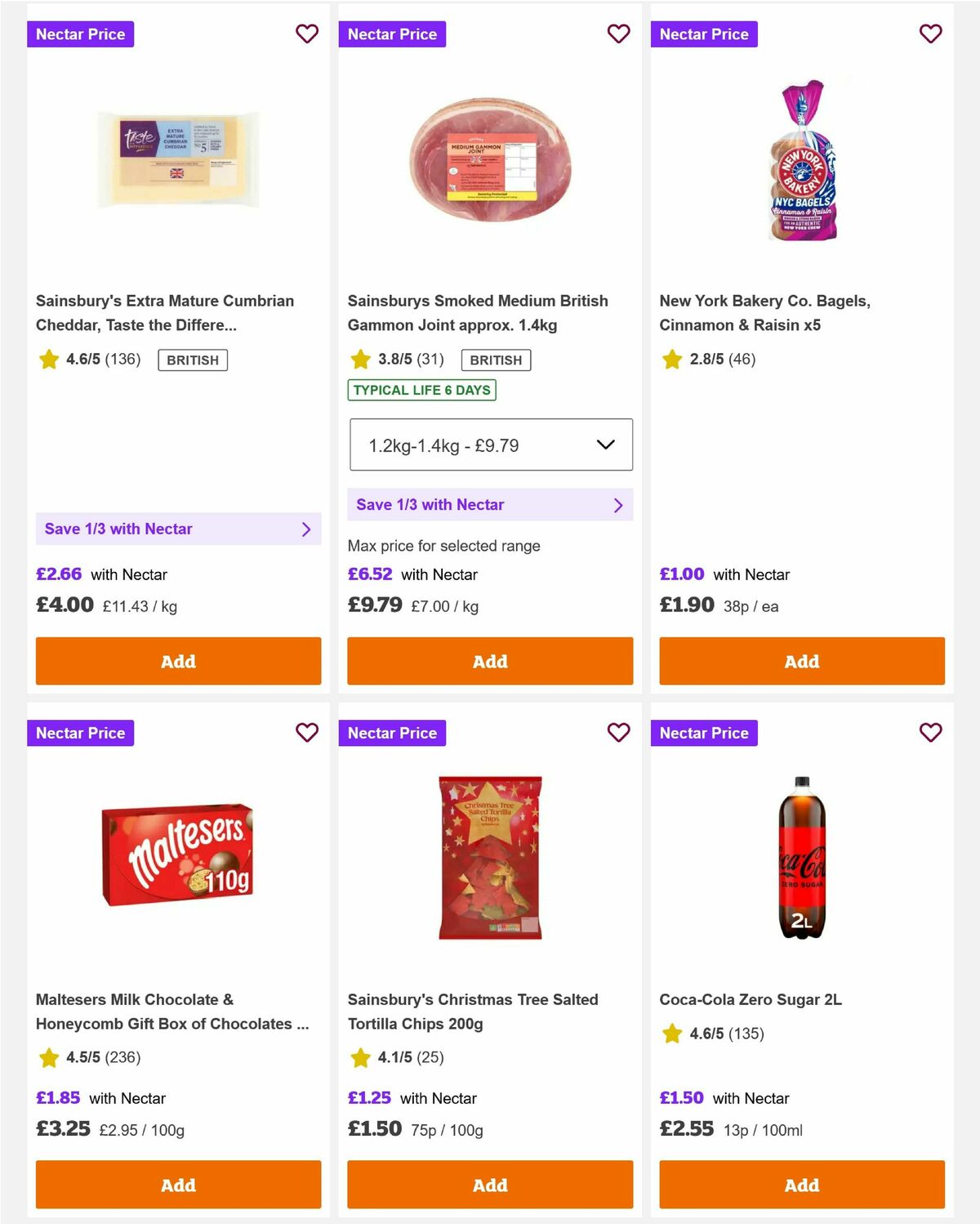 Sainsbury's Offers from 19 December