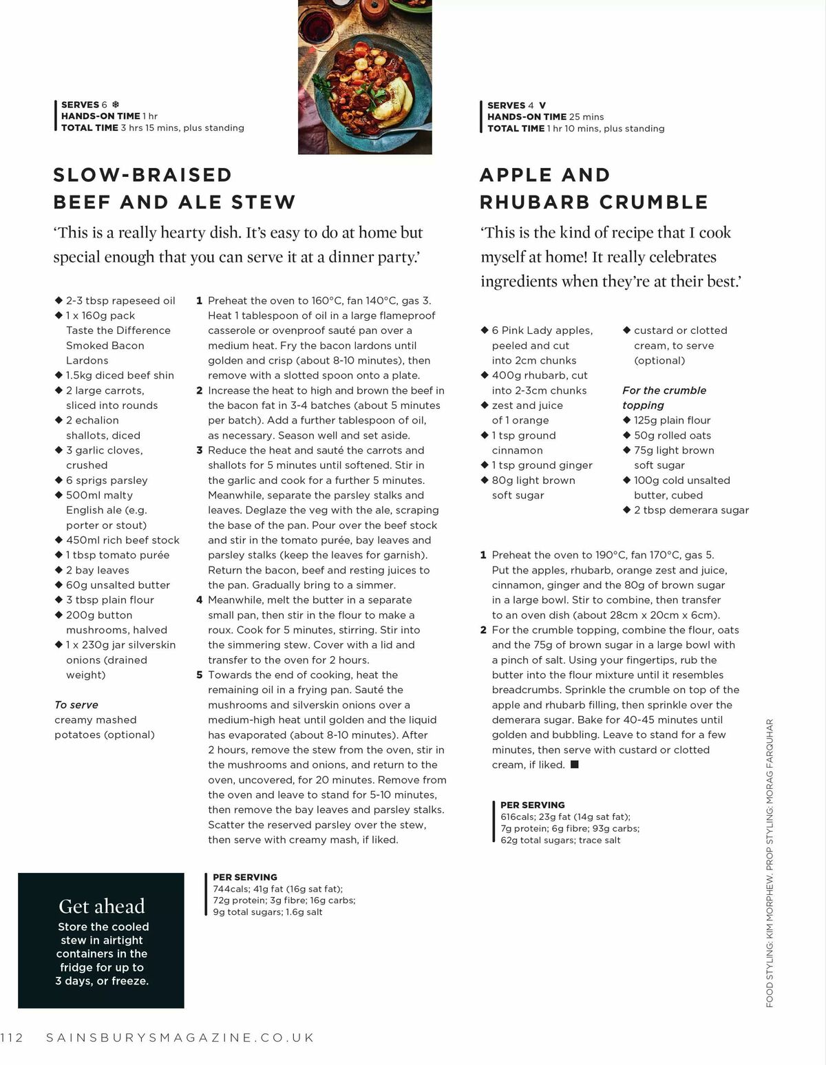 Sainsbury's Magazine January Offers from 1 January