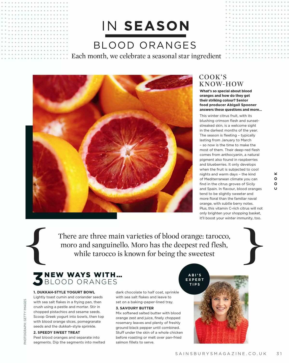 Sainsbury's Magazine January Offers from 1 January