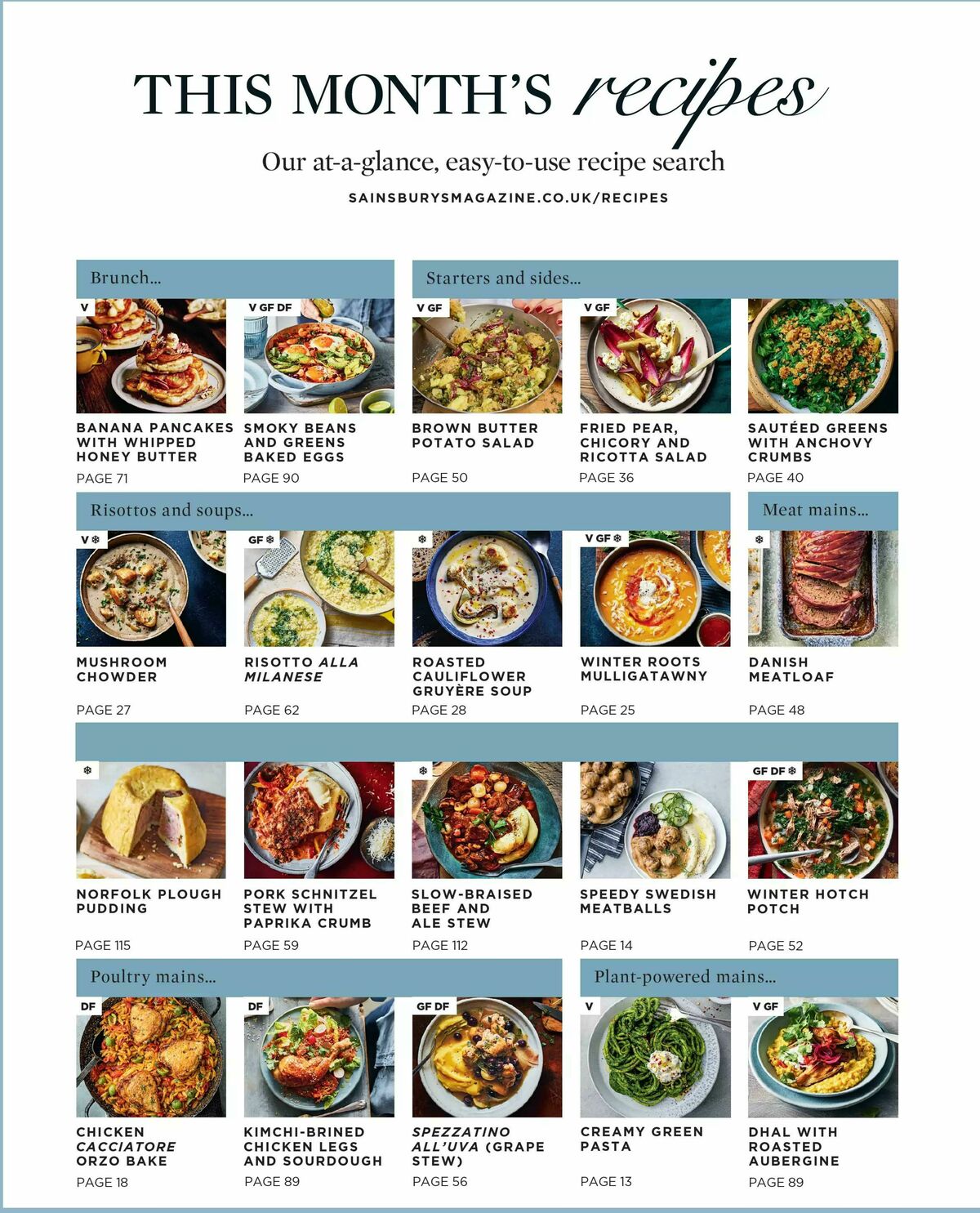 Sainsbury's Magazine January Offers from 1 January