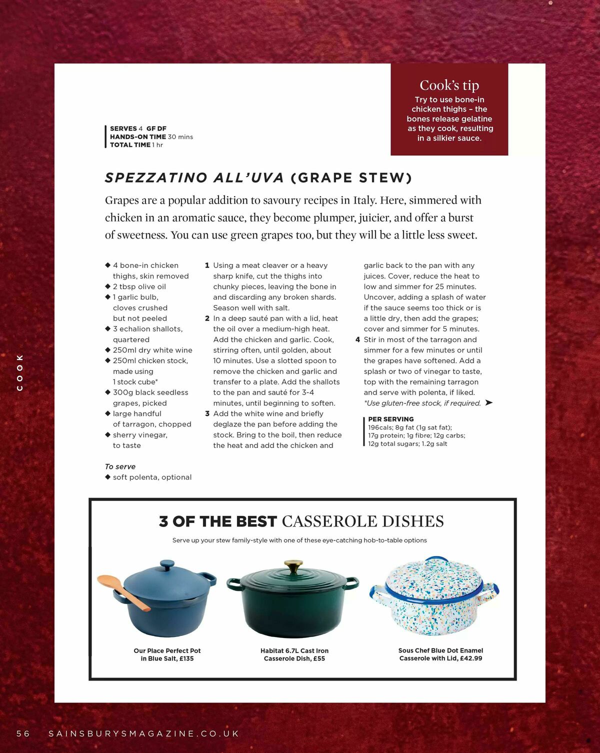 Sainsbury's Magazine January Offers from 1 January