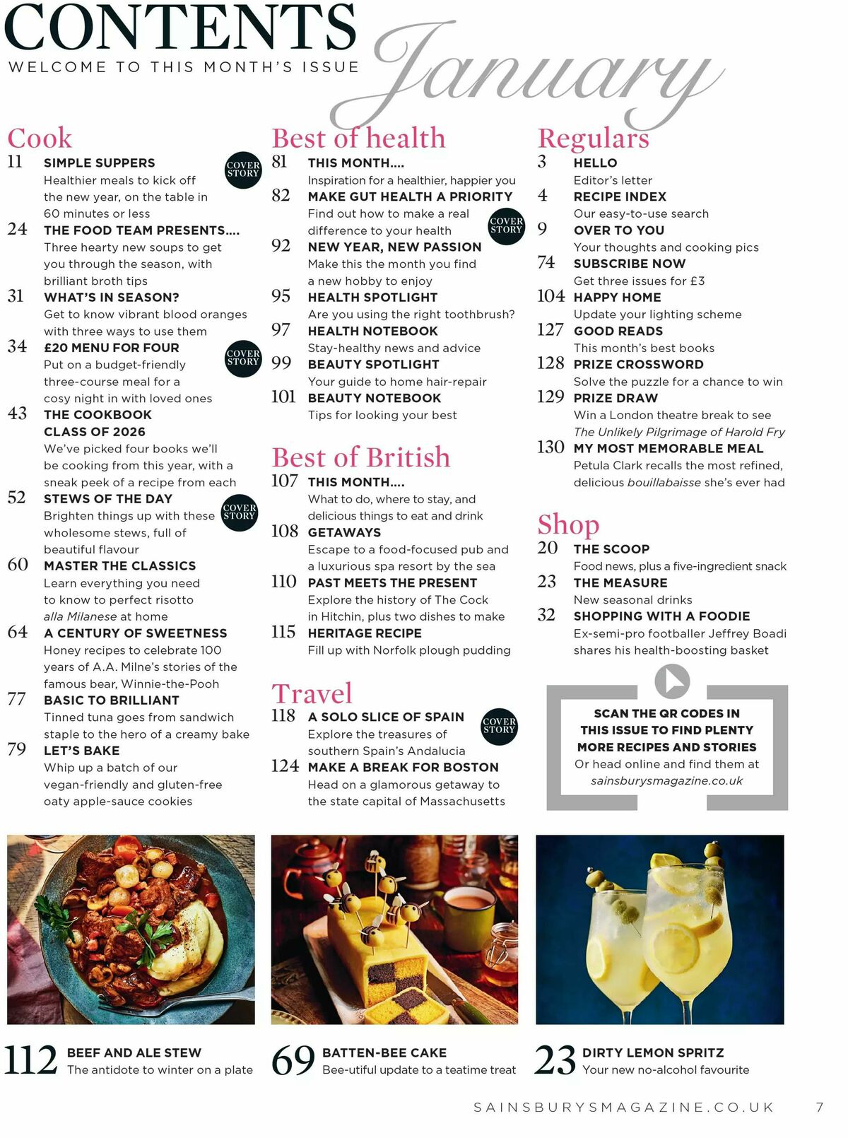 Sainsbury's Magazine January Offers from 1 January