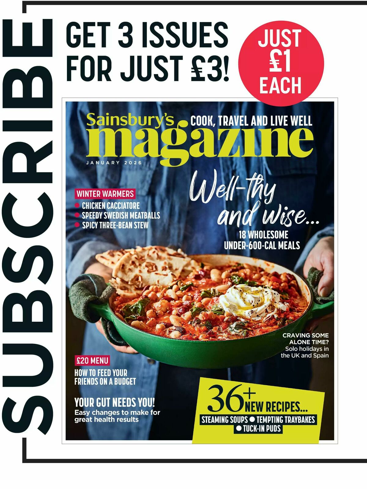 Sainsbury's Magazine January Offers from 1 January