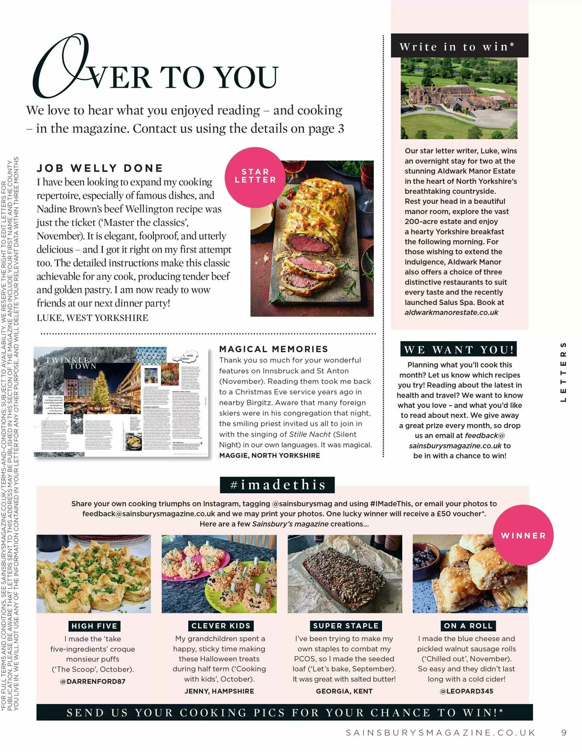 Sainsbury's Magazine January Offers from 1 January