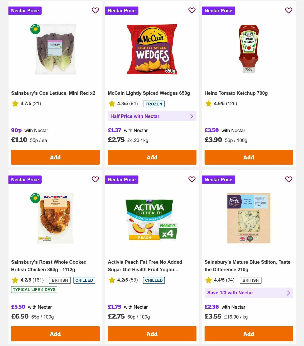 Sainsbury's Offers from 9 January