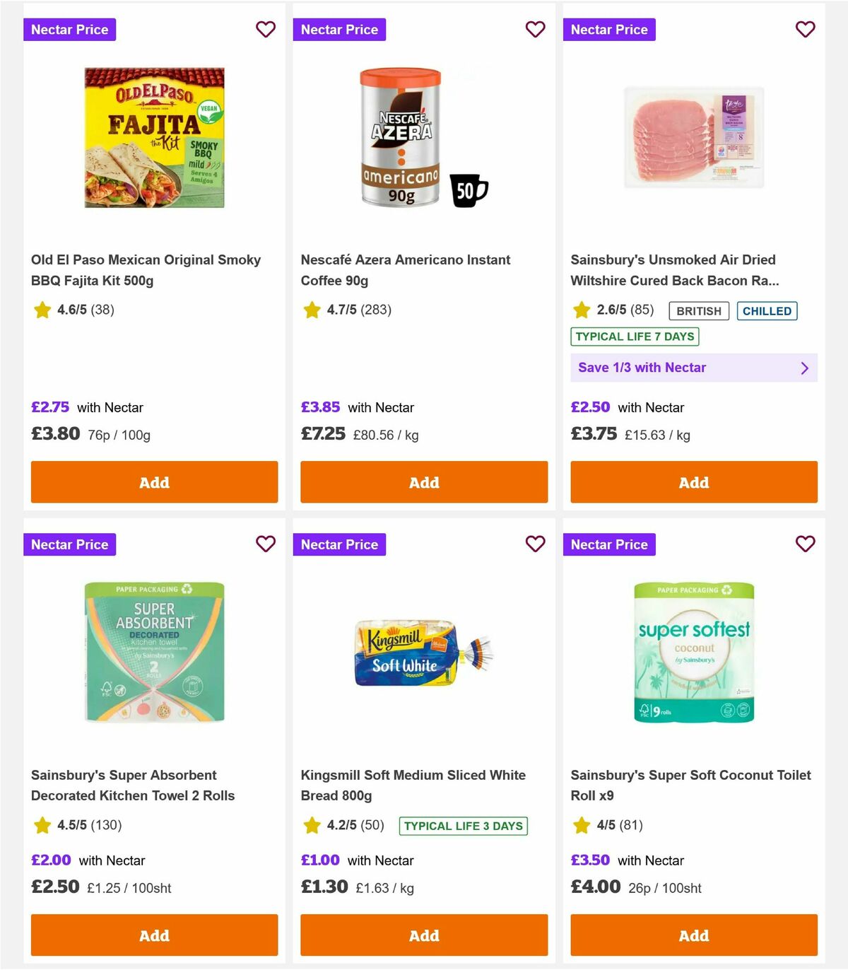 Sainsbury's Offers from 9 January