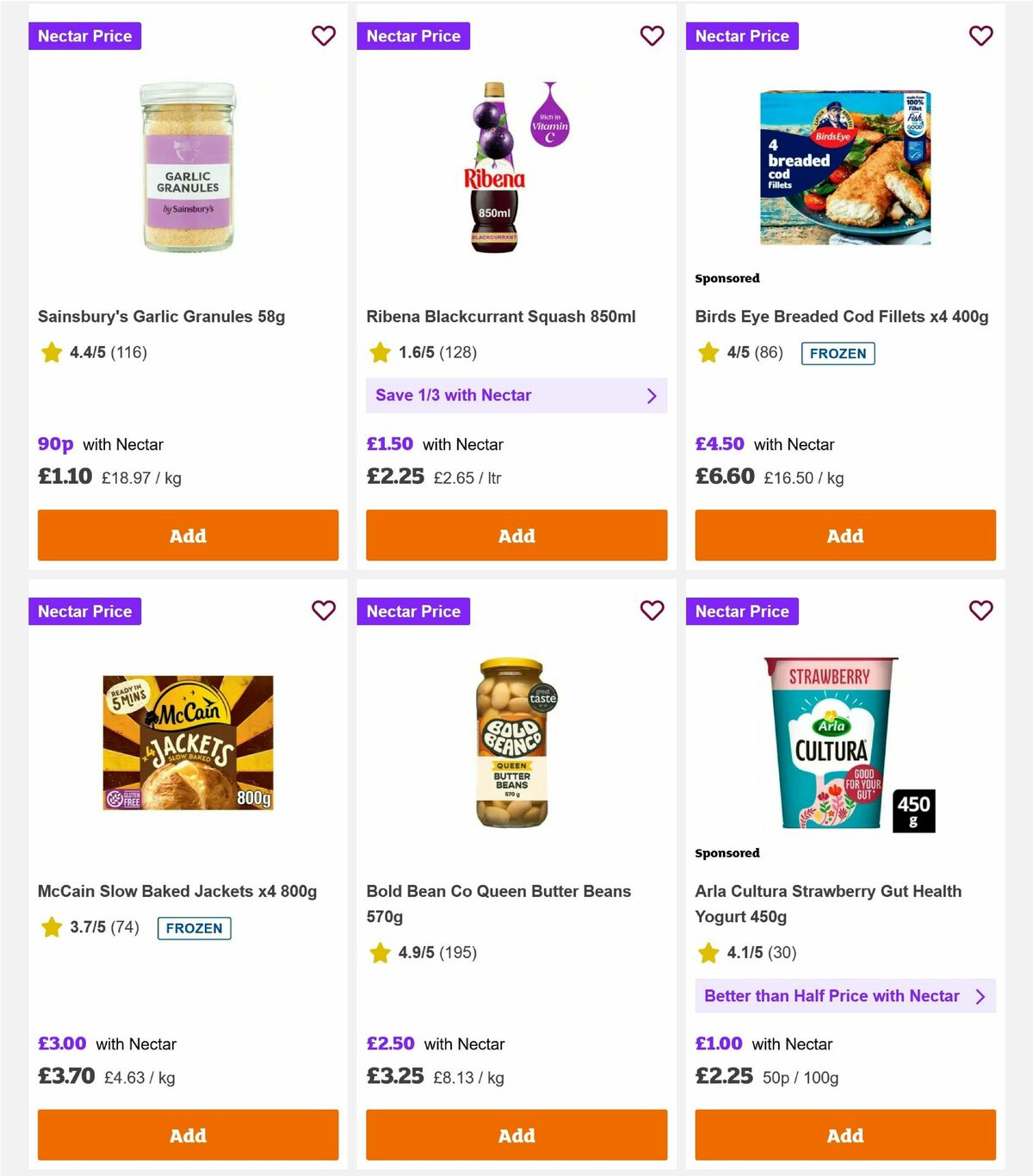 Sainsbury's Offers from 9 January