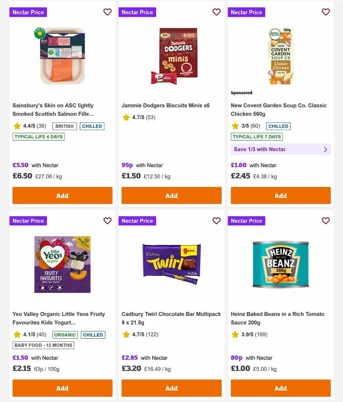 Sainsbury's Offers from 9 January