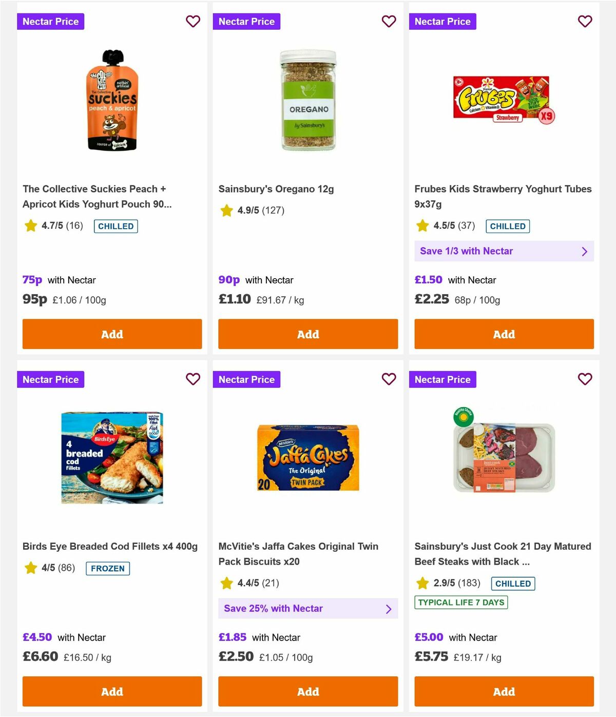 Sainsbury's Offers from 9 January