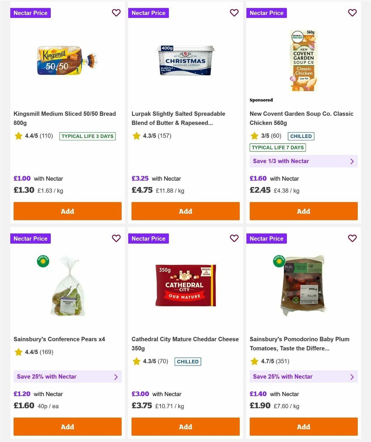 Sainsbury's Offers from 9 January