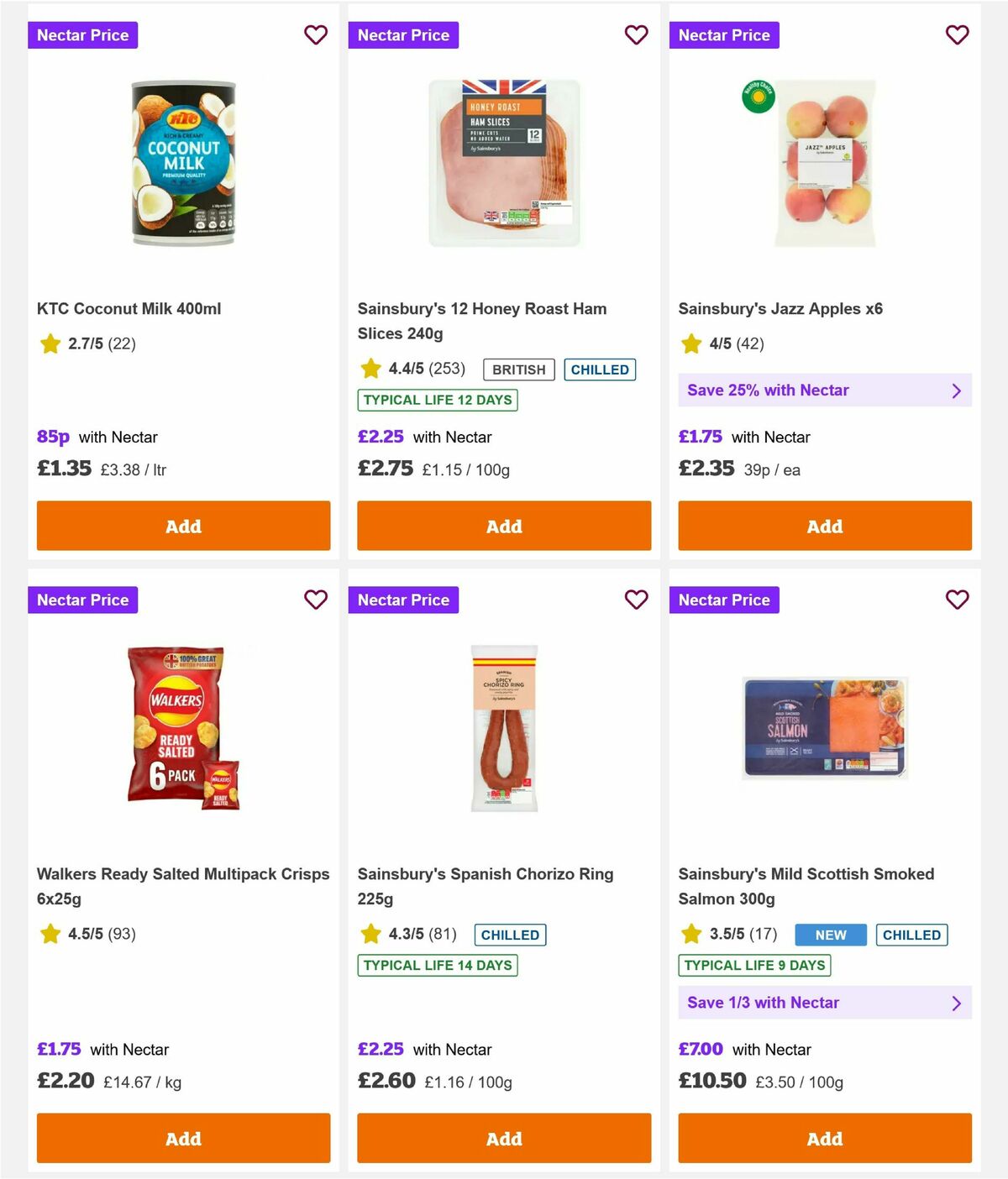 Sainsbury's Offers from 9 January